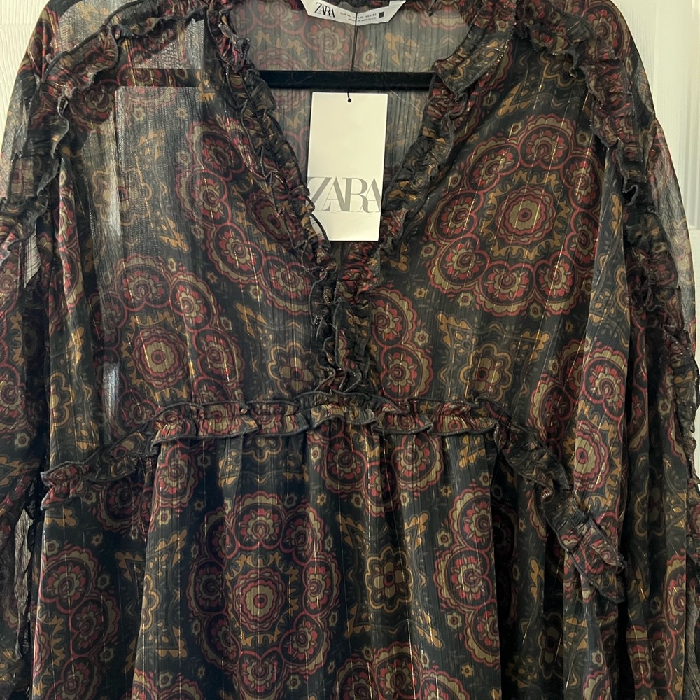 Zara Ruffle Boho Dress - Picture 3 of 5